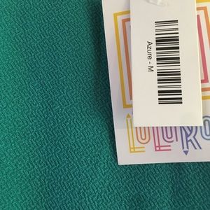 LuLaRoe Brand New Medium Azure Teal Skirt